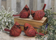 Large Resin Cardinal  (4 Count Assortment)