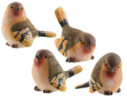Small Resin Finch  (4 Count Assortment)