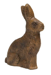 Resin "Chocolate" Bunny - Medium