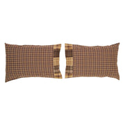 Prescott Standard Pillow Case Block Border Set of 2 21x30