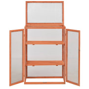 Greenhouse Wooden Wood and Polycarbonate board 29.5x18.5x42.9 in