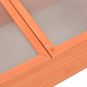 Greenhouse Natural wood Wood and PC board 39.4 x 19.7 x 13.4 in