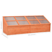 Greenhouse Natural Wood Tone Wood Large Foldable Greenhouse