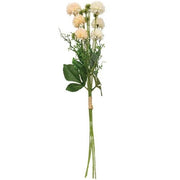 Apricot & Cream Wildflower & Thistle Spray - 24'