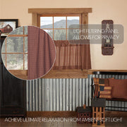 Patriotic Patch Plaid Tier Set of 2 L24xW36