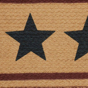 Potomac Jute Runner Stencil Stars 13x36