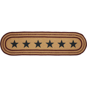 Potomac Jute Runner Stencil Stars 13x48