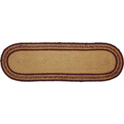 Potomac Jute Stair Tread Stencil Stars Oval Latex 8.5x27