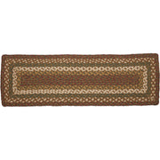 Tea Cabin Jute Stair Tread Rect Latex 8.5x27