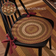 Tea Cabin Jute Chair Pad 15 inch Diameter Set of 6
