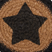 Farmhouse Jute Coaster Stencil Star Set of 6