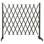 vidaXL Garden Trellis Fence Gray 70.9"x39.4" Solid Firwood