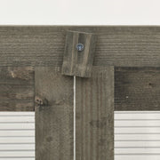 Greenhouse Grey Solid Firwood, PC board 23.6x17.7x39.4 in