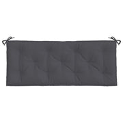 Garden Bench Cushion Anthracite Oxford fabric (100% polyester)