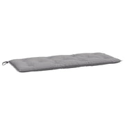 Garden Bench Cushion Grey Oxford fabric (100% polyester)