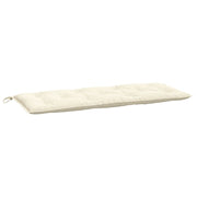 Garden Bench Cushion Set of 2 Cream White