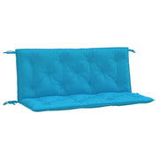 Garden Bench Cushion Set of 2 Light blue