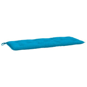 Garden Bench Cushion Set of 2 Light blue