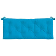 Garden Bench Cushion Set of 2 Light blue