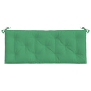 Garden Bench Cushion Set of 2 Green Oxford fabric (100% polyester)