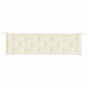 Garden Bench Cushion Set of 2 Cream White