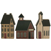 Village House Blocks (3 Count Assortment)