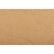 Burlap Natural Pillow w/ Fringed Ruffle 16x16
