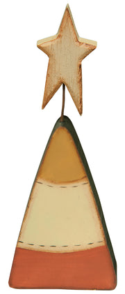 Candy Corn with Star Sitter