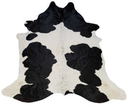 6.5 Ft  Holstein Brindled Cowhide Rug