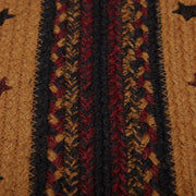 Heritage Farms Star Jute Stair Tread Oval Latex 8.5x27