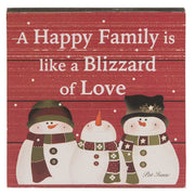 Snowman Kisses Block  (3 Count Assortment)