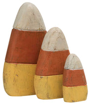 Wooden Candy Corn