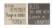 Remember Moments Block - Farmhouse Colors (2 Count Assortment)