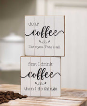 Dear Coffee Block  (2 Count Assortment)