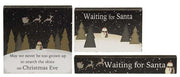 Waiting for Santa Blocks  (Set of 3)