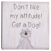 Cat Attitude Block  (3 Count Assortment)