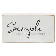 Faith Over Fear Rectangular Block  (3 Count Assortment)