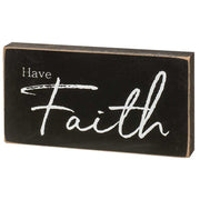 Pray More, Worry Less Wooden Block  (3 Count Assortment)