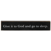 Give it to God Wooden Block  (3 Count Assortment)