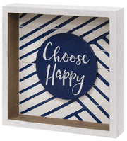 Choose Happy Box Sign