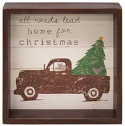 Joy to the World Box Sign  (2 Count Assortment)