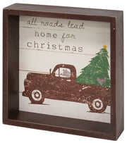 Joy to the World Box Sign  (2 Count Assortment)