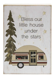 Bless Our Little House Camper Block