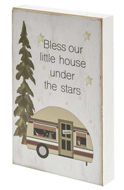 Bless Our Little House Camper Block