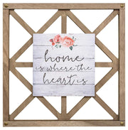 Where the Heart Is Lattice Sign (2 Count Assortment)