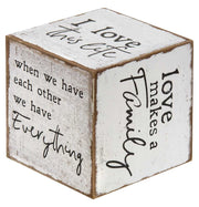 Family Sentiments Cube