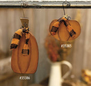 Short Pumpkin Ornament