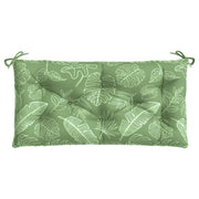 Garden Bench Cushion Leaf Pattern Oxford fabric (100% polyester)