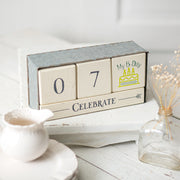 Wooden Block Calender