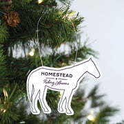 Set of Three Farm Animal Ornaments